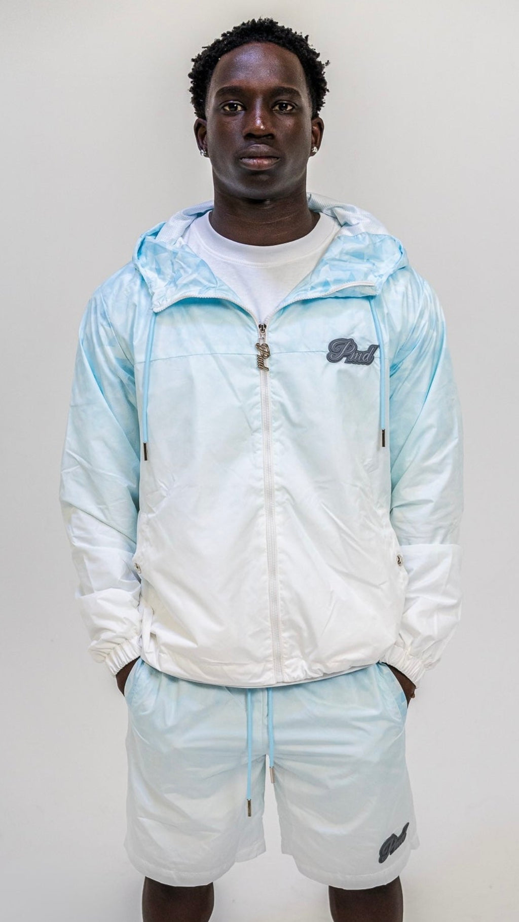 PMD Gradient Diamond Windbreaker Short