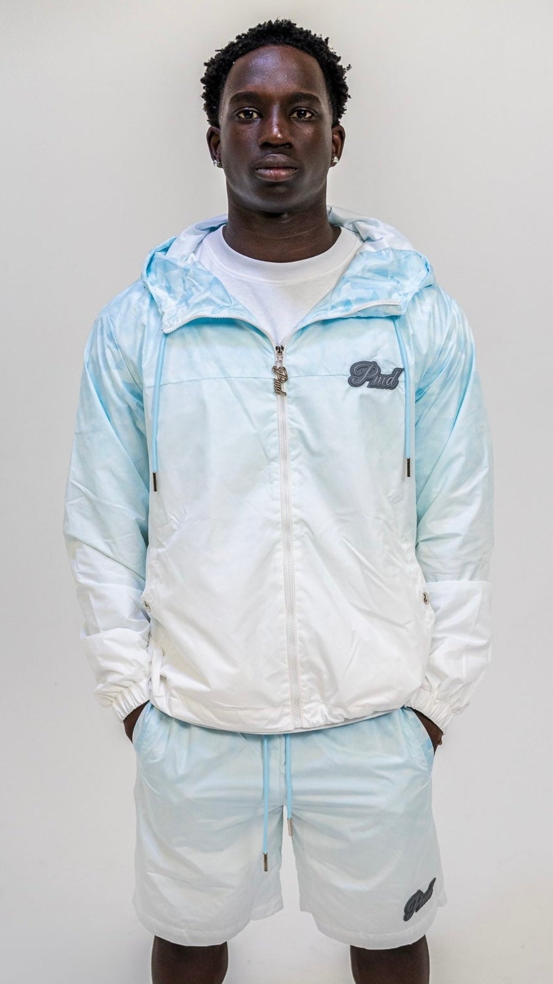 PMD Gradient Diamond Windbreaker Short